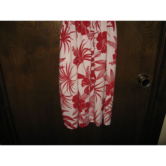 Womens Hibiscus Collection Hawaiian Halter Dress Tropical Hippy Gypsy - One Size - Picture 2 of 5